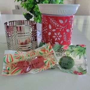 HomeWorx by Harry Slatkin Fragrance Warmer w/2 sleeves. 🎄 NIB